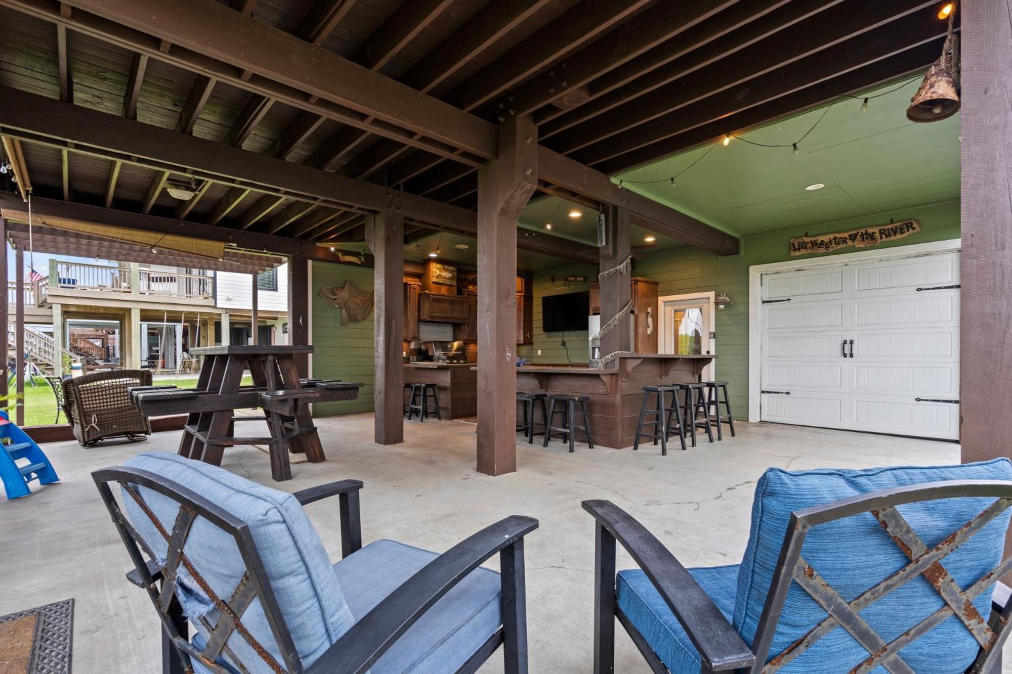 Luxury Waterfront Home Family And Pet Friendly Near Surfside Beach 11 Mins Фрипорт Экстерьер фото